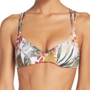 Boys are Arrows size Med swim top. Floral print.